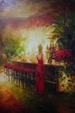 F73967: LIN HONGDAN Impressionist Oil Painting on 