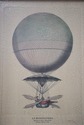 F74017: Set of 4 Framed Balloon Prints on Board