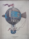 F74017: Set of 4 Framed Balloon Prints on Board