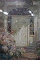 F74019: Framed Print of Oil Painting Front Door in