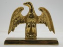 F74066: Pair of VIRGINIA METALCRAFTERS Brass Feder