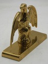 F74066: Pair of VIRGINIA METALCRAFTERS Brass Feder
