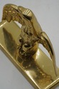 F74066: Pair of VIRGINIA METALCRAFTERS Brass Feder