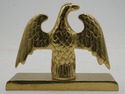 F74066: Pair of VIRGINIA METALCRAFTERS Brass Feder