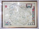 F73951/52: Pair of English Framed & Matted Map Pri