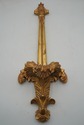 F74063: Pair of Italian Gold Wall Sconces Plate Ho