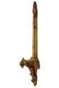 F74063: Pair of Italian Gold Wall Sconces Plate Ho