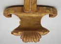 F74063: Pair of Italian Gold Wall Sconces Plate Ho
