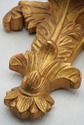 F74063: Pair of Italian Gold Wall Sconces Plate Ho