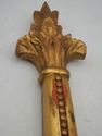 F74063: Pair of Italian Gold Wall Sconces Plate Ho