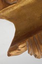 F74063: Pair of Italian Gold Wall Sconces Plate Ho