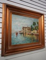 F73935: Z. SITA Artist Signed European Coastal Oil