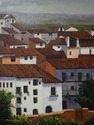 F73934: MAISON Artist Signed Mediterranean Oil Pai