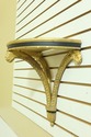 F52613: Regency Style Black & Gold Gilt Wall Shelf