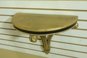 F52613: Regency Style Black & Gold Gilt Wall Shelf