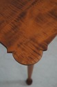 L65026EC: Tiger Maple Scalloped Top Dining Room Ta