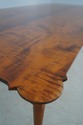 L65026EC: Tiger Maple Scalloped Top Dining Room Ta