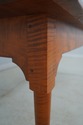 L65026EC: Tiger Maple Scalloped Top Dining Room Ta