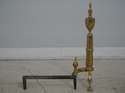 65057EC: ROSTAND Chippendale Style Brass Fireplace