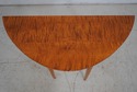 L65004EC: Tiger Maple Primitive Demilune Console T