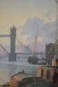 F65051EC: London Thames River Framed Engraving Pri