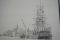 F65042EC: PORTSMOUTH HARBOR Framed, Matted & Numbe