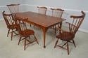 L65026EC: Tiger Maple Scalloped Top Dining Room Ta