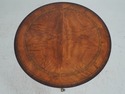 L74087: CENTURY Round Inlaid Mahogany Drum Table