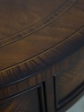 L74087: CENTURY Round Inlaid Mahogany Drum Table