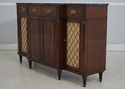 L74071: Vintage Cabinet Made Regency Marble Top Cr