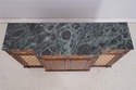 L74071: Vintage Cabinet Made Regency Marble Top Cr