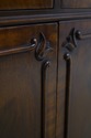 L74071: Vintage Cabinet Made Regency Marble Top Cr