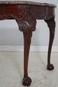 74082: HENKEL HARRIS Claw Foot Mahogany Marble Top