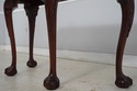 74082: HENKEL HARRIS Claw Foot Mahogany Marble Top