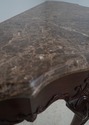 74082: HENKEL HARRIS Claw Foot Mahogany Marble Top