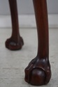 74082: HENKEL HARRIS Claw Foot Mahogany Marble Top