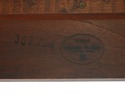 74082: HENKEL HARRIS Claw Foot Mahogany Marble Top