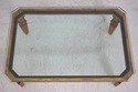 L73917: Stunning Vintage Neoclassical Glass Top Co