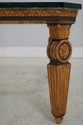 L73917: Stunning Vintage Neoclassical Glass Top Co
