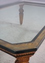 L73917: Stunning Vintage Neoclassical Glass Top Co