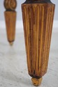 L73917: Stunning Vintage Neoclassical Glass Top Co