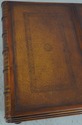 L74067: THEODORE ALEXANDER Leather Top Bookspline 