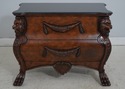 L74068: Regency Style Marble Top Lion Head Chest