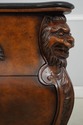 L74068: Regency Style Marble Top Lion Head Chest