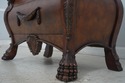 L74068: Regency Style Marble Top Lion Head Chest