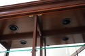 74080: HENKEL HARRIS Model 2302 Mahogany Curio Cab