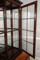 74080: HENKEL HARRIS Model 2302 Mahogany Curio Cab