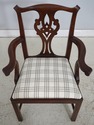 L74041: Set of 6 HENKEL HARRIS Mahogany Dining Cha