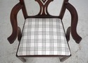 L74041: Set of 6 HENKEL HARRIS Mahogany Dining Cha