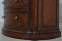74074: Pair HENREDON Marble Top Oversize Nightstan